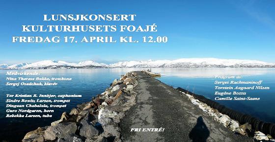 Velkommen til lunsjkonsert i KulturHusets Foaj&eacute; fredag 17. april kl. 12.00